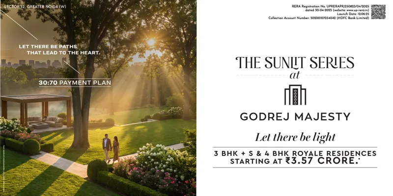 Project image of Godrej Majesty from the Godrej Properties page.